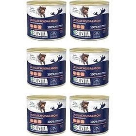 Bozita Somonlu 6x625 gr Yaş Köpek Mama