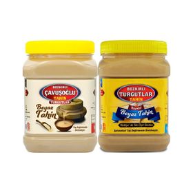 Bozkırlı 930 gr Turgutlar Beyaz Kepeksiz Tahin + 930 gr Kepekli Tahin