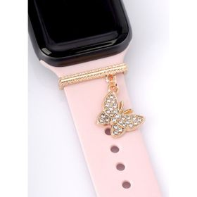 BP Tattoo Apple Watch Uyumlu Kelebekli Altın Gold Kordon Aksesuar Akıllı Bileklik ve Saat Charm