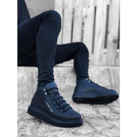 Bpm BA0312 Bağcıklı Yüksek Taba Siyah Taban Tarz Spor Erkek Bot