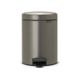 Brabantia 112683 Newicon Pedallı Platin 5 lt Çöp Kutusu