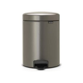 Brabantia 112683 Newicon Pedallı Platin 5 lt Çöp Kutusu