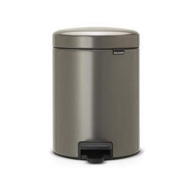 Brabantia 112683 Newicon Pedallı Platin 5 lt Çöp Kutusu