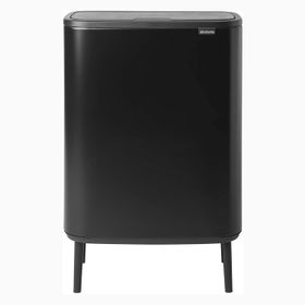 Brabantia 130625 Bo Touch Dokunmatik Kapak Mat Siyah 30+30 lt Çöp Kutusu