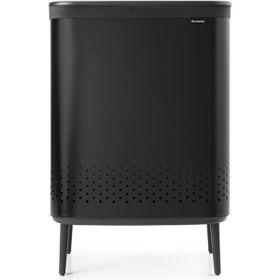 Brabantia 200564 İki Bölmeli 2x45 lt Siyah Çamaşır Sepeti