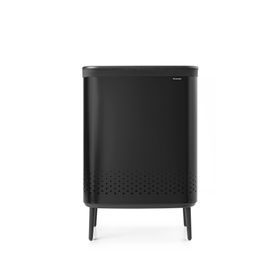 Brabantia 200564 İki Bölmeli 2x45 lt Siyah Çamaşır Sepeti