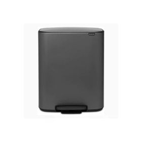 Brabantia 30+30 lt Bo Pedal Bin Platinium 2 Bölmeli Çöp Kutusu
