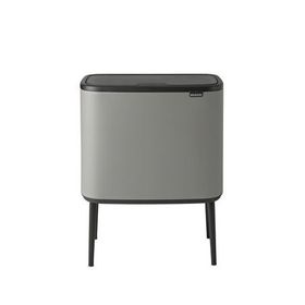 Brabantia Bo Mineral Gri 36 lt Concrete Çelik Dokunmatik Mutfak Çöp Kovası