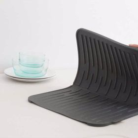 Brabantia Koyu Gri Silikon Bulaşık Kurutma Matı