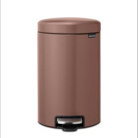 Brabantia Newicon 12 lt Pedallı Satin Taupe Çöp Kutusu