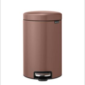 Brabantia Newicon 12 lt Pedallı Satin Taupe Çöp Kutusu