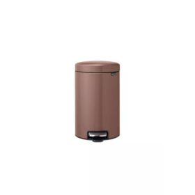Brabantia Newicon 12 lt Pedallı Satin Taupe Çöp Kutusu