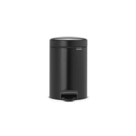 Brabantia Newicon 3 lt Matt Black Pedallı Çöp Kutusu