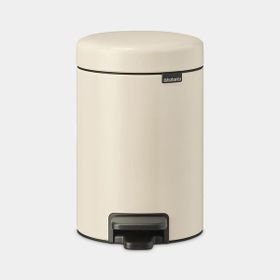 Brabantia Newicon 3 lt Pedallı Mat Bej Çöp Kutusu