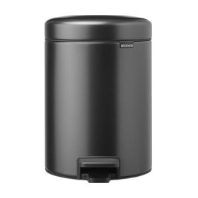 Brabantia Newicon 5 lt Pedallı Confident Grey Çöp Kutusu