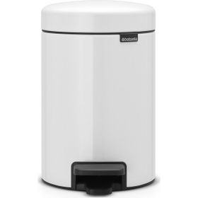 Brabantia Newicon Beyaz Pedallı 3 lt Çöp Kutusu
