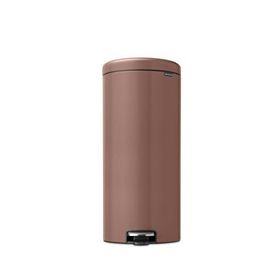 Brabantia Newicon Satin Taupe Çelik Pedallı Kahverengi 30 lt Mutfak Çöp Kovası