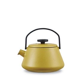 Brabantia T-time Mustard Yellow Hardal Demir Döküm Demlik