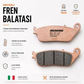 Braking Honda CB 500 F 2013-2019 Sinterli Ön Fren Balatası