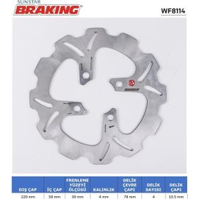 Braking Honda MSX 125 2013-2022 Dalgalı Ön Fren Diski