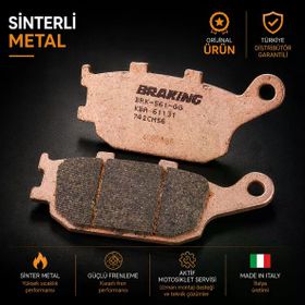 Braking Kawasaki Ninja 650 2017-2020 Arka Sinterli Fren Balatası
