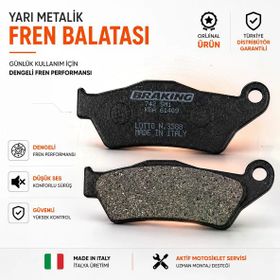Braking KTM 990 Adventure 2005-2013 Yarı Metalik Arka Fren Balatası