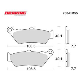 Braking Sinterli Bmw F 800 Gs Ön Fren Balatası