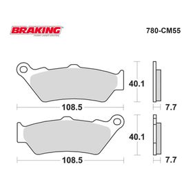 Braking Sinterli Bmw F 800 Gs Ön Fren Balatası