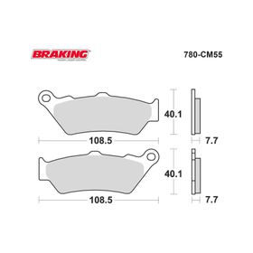 Braking Sinterli Bmw F 800 Gs Ön Fren Balatası