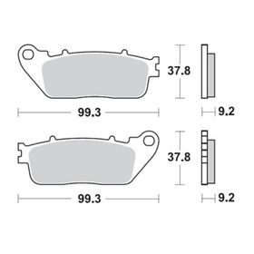 Braking Sinterli Honda Cb 1000 R Arka Fren Balatası