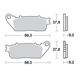 Braking Sinterli Honda Cb 1000 R Arka Fren Balatası