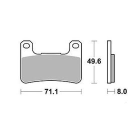 Braking Sinterli Kawasaki Z 1000 Sx Ön Fren Balatası