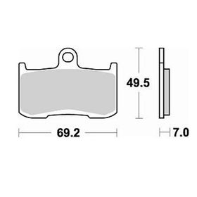 Braking Sinterli Kawasaki Z 800 Ön Fren Balatası