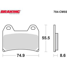 Braking Sinterli Ktm 790 Adventure Ön Fren Balatası