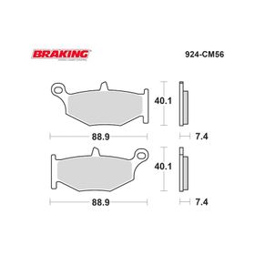 Braking Sinterli Suzuki Gsx-R 1000 Arka Fren Balatası