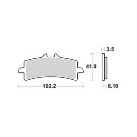 Braking Sinterli Suzuki Gsx-S 1000 Ön Fren Balatası