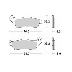 Braking Sinterli Yamaha Tenere 700 Ön Fren Balatası