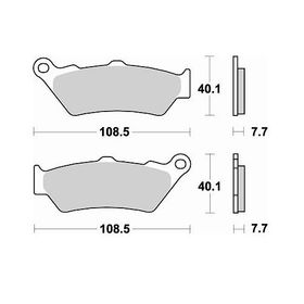 Braking Yarı Metalik Bmw F 700 Gs Ön Fren Balatası