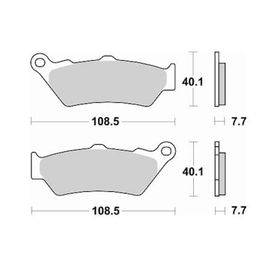 Braking Yarı Metalik Bmw F 850 Gs Ön Fren Balatası