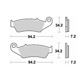 Braking Yarı Metalik Yamaha Wr 250 R Ön Fren Balatası