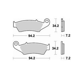 Braking Yarı Metalik Yamaha Wr 250 R Ön Fren Balatası