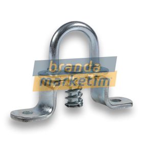 Branda Marketim 10 Adet Metal Yaylı Dorse Kancası Döner Mandal Kilit