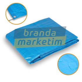 Branda Marketim 10x10 mt Mavi Ebatlı Çadır Branda