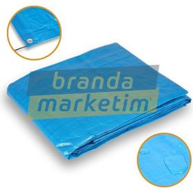 Branda Marketim 10x10 mt Mavi Ebatlı Çadır Branda