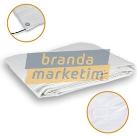 Branda Marketim 4x6 mt Beyaz Ebatlı Çadır Branda