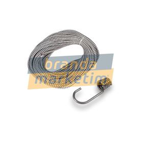 Branda Marketim Çadır Branda Gergi Lastiği İp 10 mt ve 10 Adet Metal Lastik Kancası