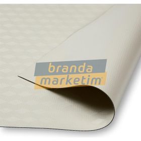 Branda Marketim Krem 3D Blockout PVC Pergola Branda Kumaşı