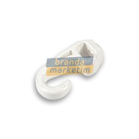 Branda Marketim Plastik Beyaz 10 Adet Lastik Kancası