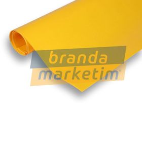 Branda Marketim Polyester 440 gr mt2 Sarı 140 cm Branda Kumaşı