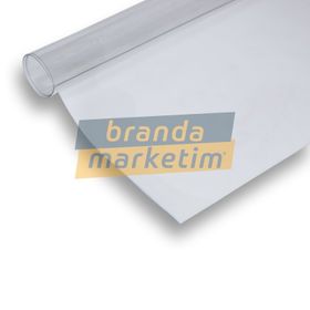 Branda Marketim Pvc Şeffaf 0.60 mm Kalınlık 150 cm Branda